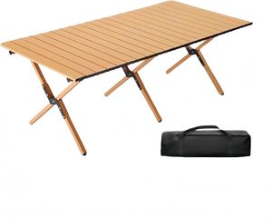 Modern Portable Carbon Steel <b>Folding</b> <b>Table</b> Outdoor Camping <b>Table</b> Metal Egg Roll <b>Table</b> - Product Image 1
