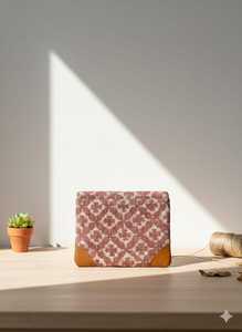 Sac bandoulière en coton fait main Ragzine avec doublure en coton et sangle en cuir, style bohème, vente en gros, export Inde - Product Image 1