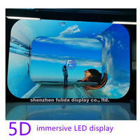 Pared LED para pantalla LED virtual P1.5 4K 8K anuncios de pared de video led publicidad montaje interior pared LED curva