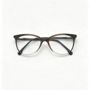 Montures de lunettes PC légères œil de chat, montures de lunettes à bordure complète dégradée, lunettes optiques tendance pour la myopie sur <span class=keywords><strong>ordonnance</strong></span> - Product Image 4