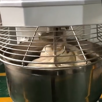 Équipement de boulangerie, nouveau design, mélangeur à spirale de grande capacité, 100 kg de farine, mélangeur à pâte à pain commercial