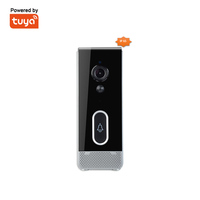 Sonnette vidéo intelligente LEDEAST DDV-205 Tuya pour la sécurité domestique, caméra de sonnette intelligente Wifi, interrupteur de sonnette sans fil, batterie rechargeable