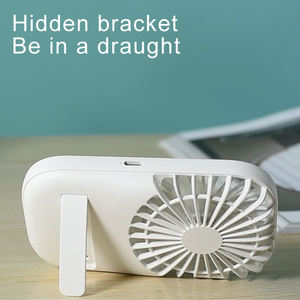 Ventilador de Bolsillo Portátil F11 con Batería Integrada de 800 mAh, Tres Velocidades de Viento, Mini Ventilador Recargable Ultrafino con Soporte - Product Image 5