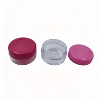 Pot de crème pour les yeux le plus vendu, pots cosmétiques en plastique bon marché 3g 5g 10g 15g 20g, petit pot cosmétique rond transparent en plastique