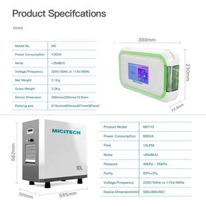 MICiTECH 10l 20l 30l 40l <span class=keywords><strong>50l</strong></span> 60l Zuurstofgenerator Machine Aquacultuur Industrieel Gebruik Landbouw 10 Liter Zuurstofconcentrator - Product Image 4