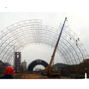 LF-BJMB Large Span Space Frame Thermal Power Plant Coal Storage Steel Structure Building Warehouse