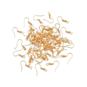 Mạ Vàng Sắt Bông Tai Tai Dây Bán Buôn Bông Tai Móc Cho DIY Trang Sức Bông Tai Làm Nguồn Cung Cấp - Product Image 4