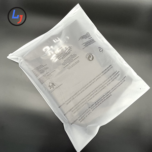 Custom Printed Zipper Bags For Clothing Plastic Packaging Bag Zipper Bag With Logo