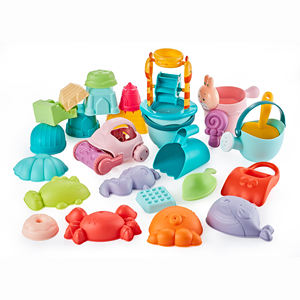 Estate divertimento all'aperto per bambini spiaggia giocattoli di sabbia Set tra cui tavolo di sabbia acqua secchio in Silicone tutto in plastica resistente - Product Image 6