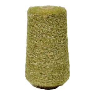 35% Wool 13% Kid Mohair 49% Nylon 3% Spandex 1/12NM Blend Fancy Blended Yarn for Sweater Production