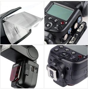 <span class=keywords><strong>Godox</strong></span> <span class=keywords><strong>TT600</strong></span> 2,4 GHz Wireless 1/8000s HSS Flash Speedlite Cámara Luz de relleno superior para cámaras Canon / Nikon DSLR Negro - Product Image 5