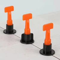 Outil de nivellement de carrelage en forme de T réutilisable pour l'installation de carrelage au sol, système de nivellement de carrelage