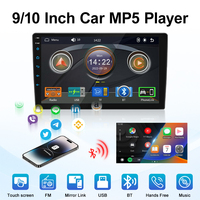 Autoradio MP5 F133 Melis, écran tactile 9 pouces, CarPlay sans fil, Android Auto, universel 2 DIN, autoradio de tableau de bord, 1 an
