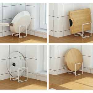 Organizador de Almacenamiento Moderno para Encimera de Metal, Estante, Soporte, Gabinete, Tabla de Cortar, Tazón, Tapa de Olla, Soporte para Platos - Product Image 2