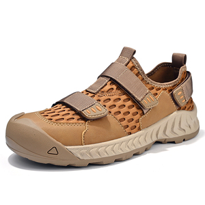 Nuevos zapatos informales transpirables resistentes al desgaste de alta calidad para hombre, sandalias de verano de cuero de diseño árabe, talla grande 46, precios bajos Dubai - Product Image 1