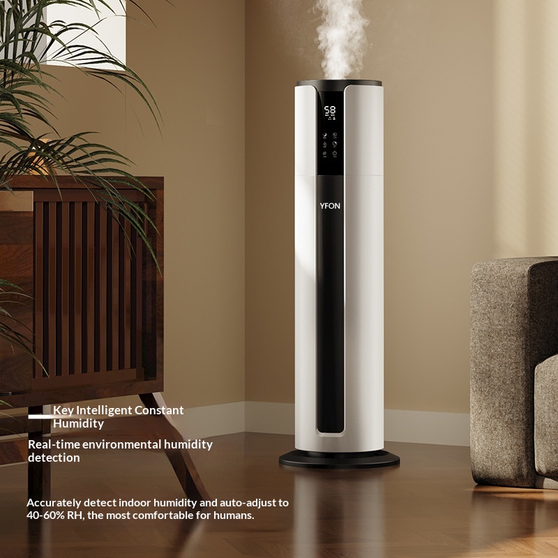 Smart Floor-standing Air Humidifier Household Silent Bedroom 9L Large Capacity High Mist Output Moisturizing Hydrating Auto