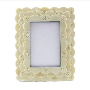 Cadre photo indien fait à la main décoration murale os et bois Design pour intérieurs résine métal fer matériel - Product Image 6