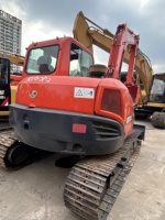 Petite excavatrice d'occasion de 8 tonnes KUBOTA d'origine japonaise KX185-3 pelleteuse KX185 d'occasion à vendre
