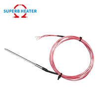 Sonde de pénétration 3*100mm PT100 Platinum RTD Classe a Précision Capteur de température alimentaire