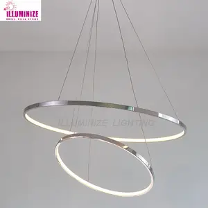 Moderno Creativo LED Apparecchio di Illuminazione A Soffitto Anello Cerchio Lampadari Lampada Luce Decorativa per Soggiorno