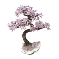 Améthyste Arbre en pierre Reiki Décoration de table Arbre de vie artificiel en pierre naturelle 7 chakra cristal puce cadeaux chanceux