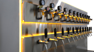 Personalizado comercial <span class=keywords><strong>de</strong></span> acero inoxidable vino cerveza grifo Marco <span class=keywords><strong>de</strong></span> pared <span class=keywords><strong>bebidas</strong></span> al por mayor distribuidor - Product Image 3