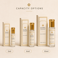 Parfum Doré 3ml Roll-on Parfumé Longue Durée pour Femme Sensation Premium Sans Alcool Roll-on pour Voitures
