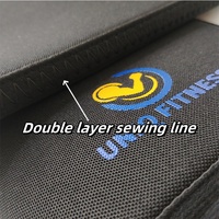 UMIQ Logo personnalisé Fitness Squat Haltérophilie Sécurité Genouillère 7mm Néoprène Compression Genou Manches pour Haltérophilie
