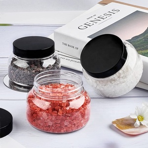 ขวดพลาสติกปากกว้างเปล่าพลาสติกร่างกายขัดภาชนะสำหรับเมือก LotionsCan ปรับแต่งฉลาก - Product Image 3