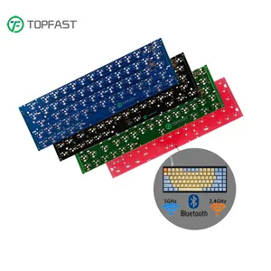 Custom RGB Hotswap Design Qmk Via Wireless Mechanical Keyboard PCB With Fn