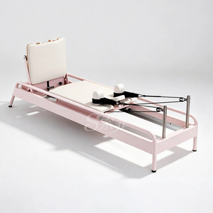 Máquina <span class=keywords><strong>de</strong></span> <span class=keywords><strong>Pilates</strong></span> Profesional <span class=keywords><strong>de</strong></span> Aluminio Comercial, Estilo Coreano, Color Rosa, para Estudio - Product Image 1