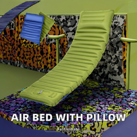 Léger et durable TPU auto-gonflant pliant lit d'air oreiller haut automatique gonflable étanche à l'humidité Camping randonnée tapis de pique-nique