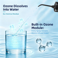 Nettoyeur dentaire électrique OZONE avec 5 modes, irrigateur buccal portable à piles pour soins dentaires