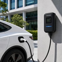 Station de recharge murale pour véhicules électriques, chargeur AC 7kW 11kW 22kW, norme mondiale, chargeur de stationnement domestique