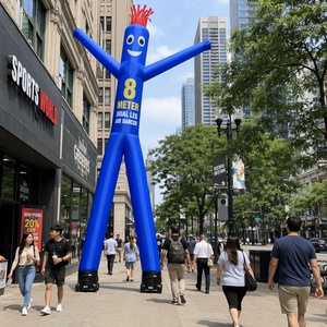 Mannequin gonflable publicitaire personnalisé toutes tailles, style Sky Air Dancer, avec bras ondulants, 3m, 4m, 5m, 6m, avec souffleur d'air - Product Image 4