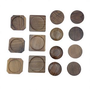 Posavasos Redondos de Madera, Protección de Mesa para Bebidas, Posavasos de Madera al por Mayor para Grabado Láser - Product Image 1