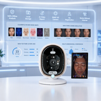 Analyseur de peau 3D IA Modèle 08 avec écran 13,3 pouces pour la détection des points noirs, des pores et de la profondeur cutanée – Équipement de beauté à domicile