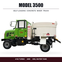 Achetez maintenant : Camion malaxeur à béton 110KW, mini, mobile, auto-chargeur, de type volumétrique, pour projets urbains - Vente flash
