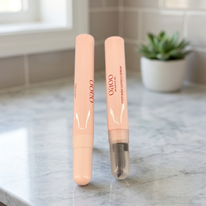 Tubo Cosmético de Plástico Personalizado D16mm con Cabezal de Pincel para Esmalte de Uñas y Cabezal de Peine para Cejas, Envase Aplicador - Product Image 2