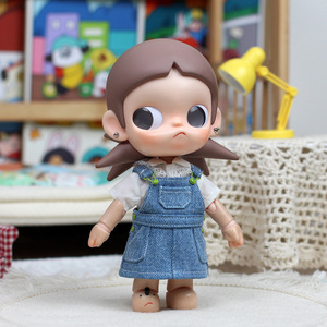 Zsiga-ropa para muñecas de 20Cm, monos de mezclilla para muñecas posables a escala 1/8, ropa de juguete para niñas - Product Image 3