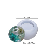 Ys Art Bougeoir en cristal écologique multifonctionnel vente chaude en forme de fleur conception bas prix en gros quantité minimale de commande 3 pièces