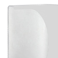 Porte-passeport en PVC de voyage en vinyle transparent vierge personnalisé par sublimation vente en gros