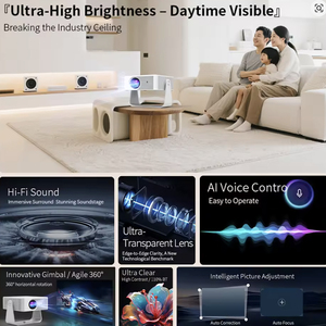 Offre Spéciale Android 11.0 MINI taille HD 720P vidéo 170ANSI double Wifi6 projecteur de cinéma maison - Product Image 2