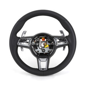 Volante con levas de cambio magnéticas para <span class=keywords><strong>Porsche</strong></span> <span class=keywords><strong>991</strong></span> <span class=keywords><strong>991</strong></span>.1 <span class=keywords><strong>991</strong></span>.2 Panamera 971.1 971.2 718 Cayenne <span class=keywords><strong>Turbo</strong></span> <span class=keywords><strong>S</strong></span> 992 Macan GTS - Product Image 1