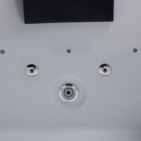 Jacuzzi de jardin haut de gamme, spa pour 4 à 6 personnes, bain à remous en acrylique avec éclairage d'ambiance et système de filtration pour projets hôteliers
