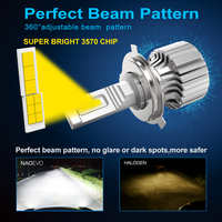 Venta Directa de Fábrica, Luces LED para Auto de 140w 16800lm, Faro LED ND H11 H7 H4 H16 9005 9006, Bombilla LED para Faros Delanteros de Auto