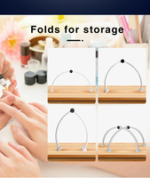 Vente en gros de lampes LED UV demi-lune en forme de U pour les ongles, lampes de bureau pour les cils, extensions de cils, tatouage, soins de la peau