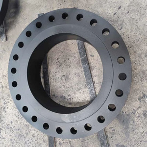 Acero al Carbono Forjado Industrial de <span class=keywords><strong>14</strong></span>'', 16'', 18'' ASME B16.5 A105 A105N <span class=keywords><strong>FF</strong></span>/RF de Alta Tensión 900 #   1500 #   Brida deslizante con superficie pintada - Product Image 1