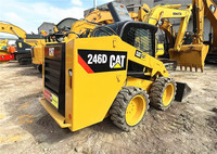 Gebrauchter Caterpillar 246D Mini-Kompaktlader mit Japan-Motor 92kW/125PS Modell 2023 3 Tonnen Tragfähigkeit