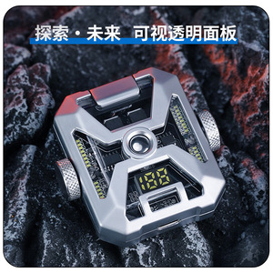 Briquet Fidget Spinner JOFI JT-6065 à Double Arc Rechargeable en Métal avec Compteur, Design Méca pour Soulagement du Stress, Cadeau Personnel - Product Image 5